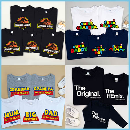 Custom Design Family T-Shirts