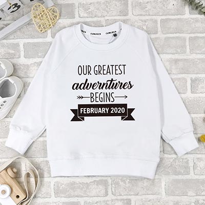 Bespoke Greatest adventure - Kids / Toddler - Hooded Pullover Hoodies / Crew-neck Sweater