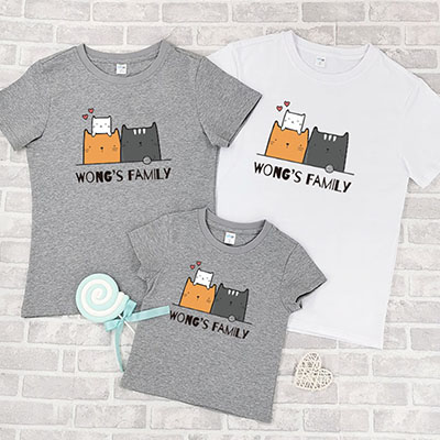 Bespoke Cat collection - Family / Adults / Kids T-Shirts / Baby Bodysuits