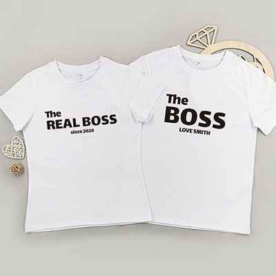 Bespoke The boss - Couple / Men / Women T-Shirts