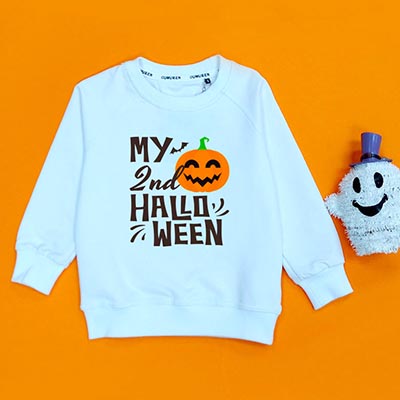 Bespoke My first Halloween - Kids / Toddler - Hooded Pullover Hoodies / Crew-neck Sweater
