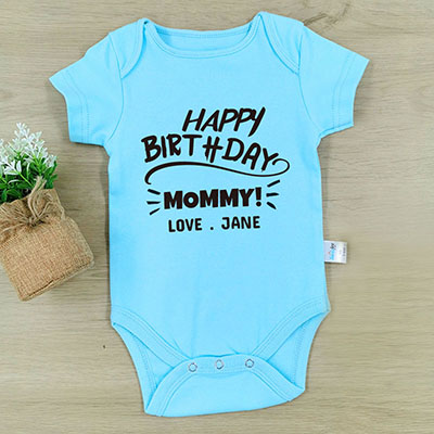 Bespoke Happy birthday family - Baby Bodysuit Long-sleeved / Short-sleeved