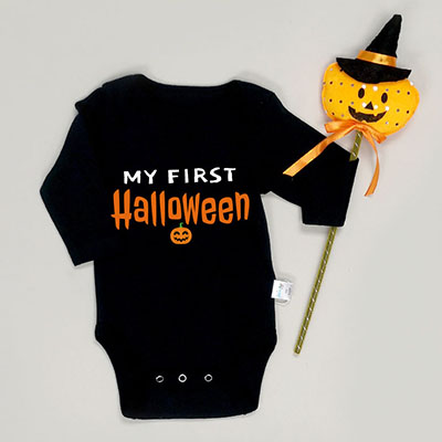 Bespoke My first Halloween - Baby Bodysuit Long-sleeved / Short-sleeved