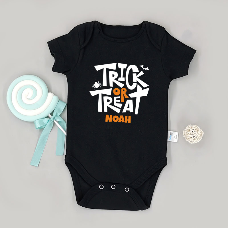 Trick or treat 萬聖節 - 嬰兒長袖/短袖哈衣/連身衣