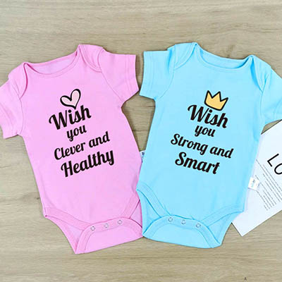 Bespoke Wish baby - Baby Bodysuit Long-sleeved / Short-sleeved