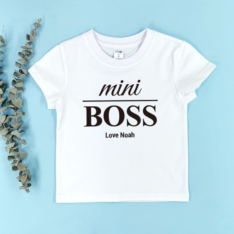 小老闆 - 自訂童裝/小童T-Shirt