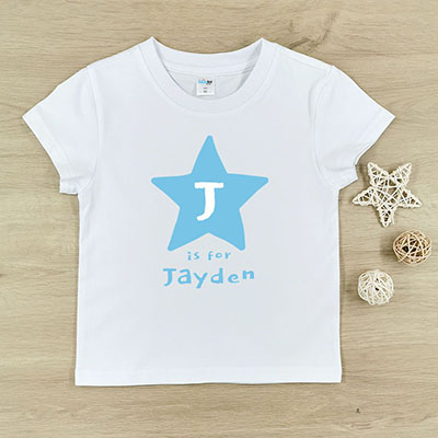 Bespoke Star is for name - Kids / Toddler T-Shirts