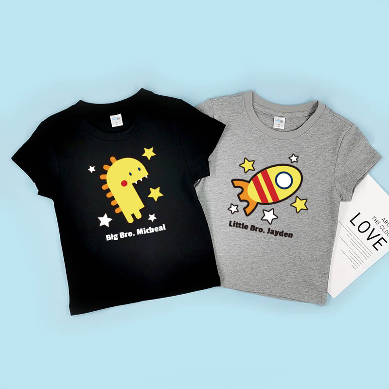 怪獸卡通系列 - 自訂童裝/小童T-Shirt