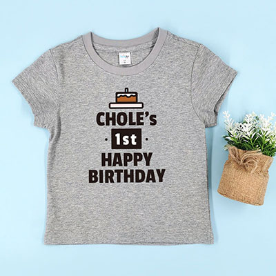 Bespoke My first birthday cake - Kids / Toddler - Kids / Toddler T-Shirts