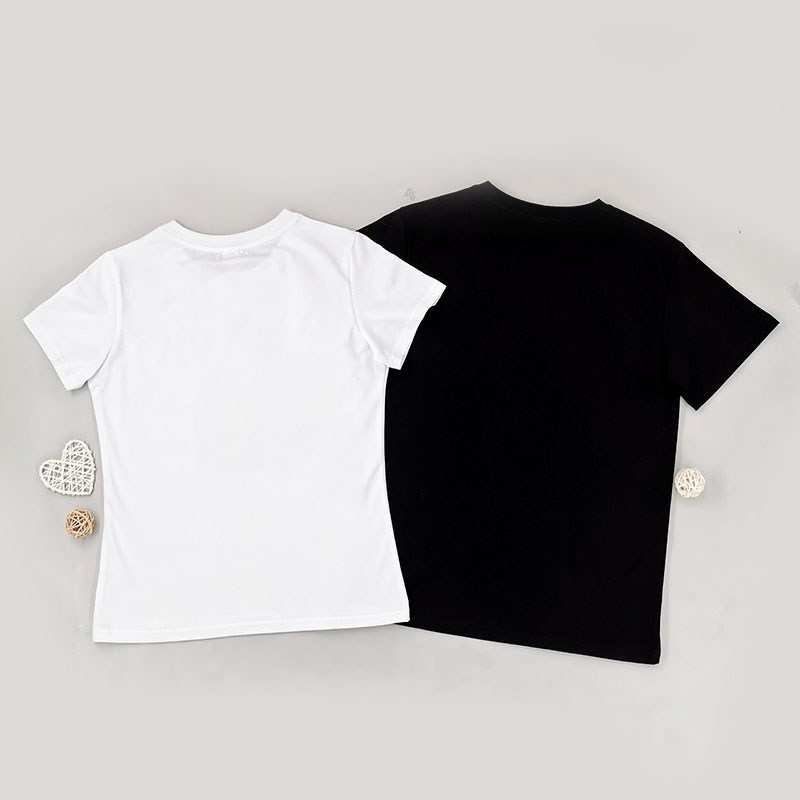 可愛小貓情侶彷口袋設計 - 自定情侶/男裝/女裝圓領T-Shirt