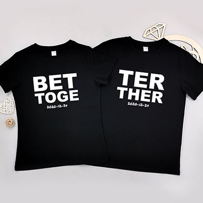 Bespoke Better Together 在一起 - Couple / Kids T-Shirts