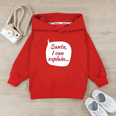 Bespoke I Can Text Cloud - Kids / Toddler - Hooded Pullover Hoodies / Crew-neck Sweater