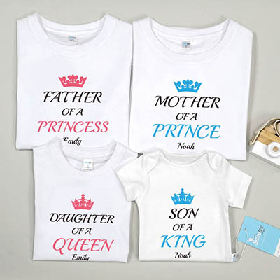 Bespoke Crown Family - Family / Adults / Kids T-Shirts / Baby Bodysuits
