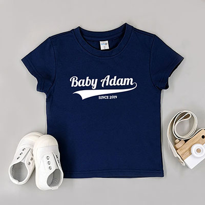 Bespoke Custom Baby Name And Year - Kids / Toddler T-Shirts