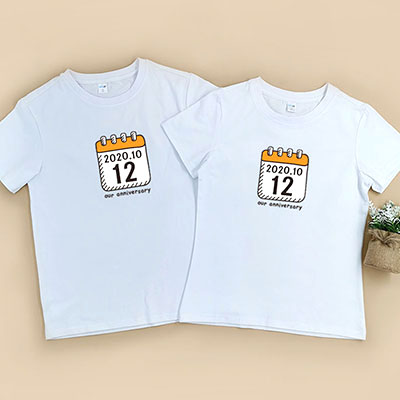 Bespoke Love Calendar - Couple / Men / Women T-Shirts