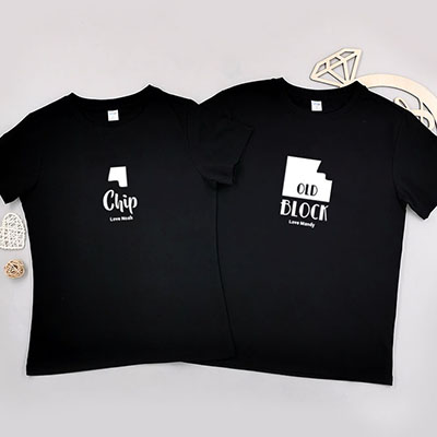 Bespoke Block and clip - Couple / Men / Women T-Shirts