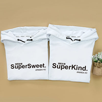 Bespoke Super Special Couple - Couple Hooded Pullover Hoodies / Crew-neck Sweater