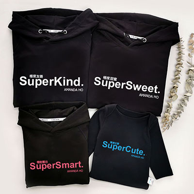 Bespoke Super Special Family - Family /Kids Hooded Pullover Hoodies / Crew-neck Sweater / Bodysuits