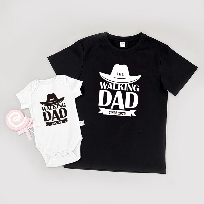 Walking Dad -家庭親子T-Shirt/嬰兒連身衣