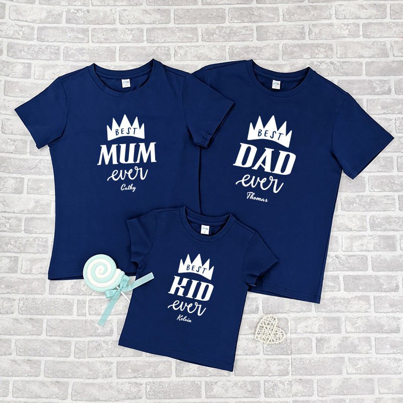 最佳爸爸 -家庭親子T-Shirt/嬰兒連身衣