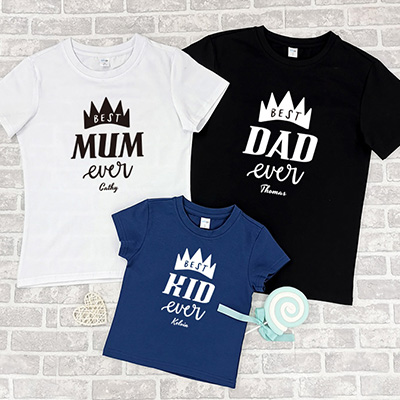 Bespoke Best Dad Ever - Family / Adults / Kids T-Shirts / Baby Bodysuits