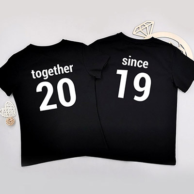 Bespoke Together since - Couple / Men / Women T-Shirts