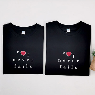 Bespoke Love Never Fails - Couple / Men / Women T-Shirts