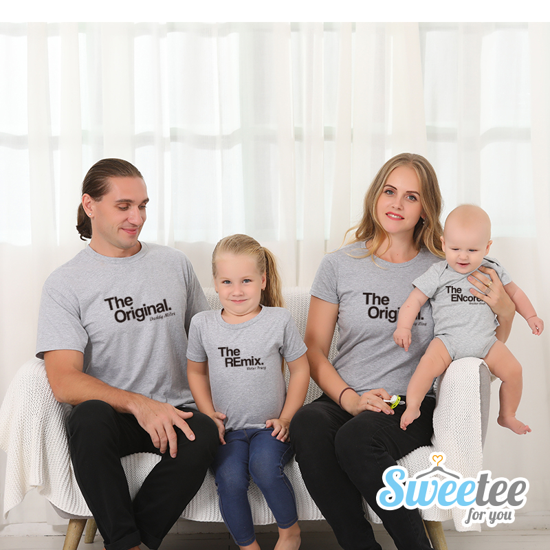 The original and remix - Family / Adults / Kids T-Shirts / Baby Bodysuits