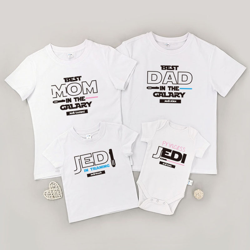 星球大戰武士訓練 - 家庭親子T-Shirt/嬰兒連身衣