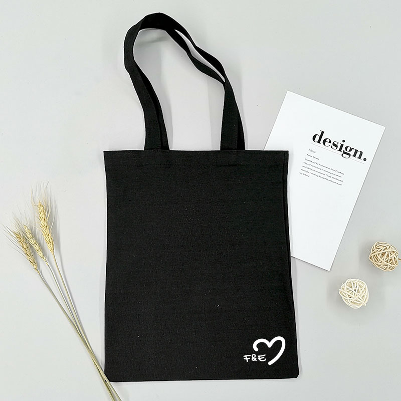 Bespoke Little Heart with Initials - Eco-Friendly Tote Bag