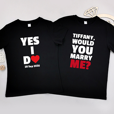 Bespoke Do You Marry Me 1  - Couple / Men / Women T-Shirts