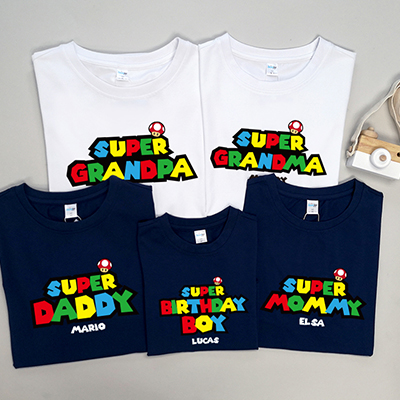 Bespoke Super Family - Family / Adults / Kids T-Shirts / Baby Bodysuits