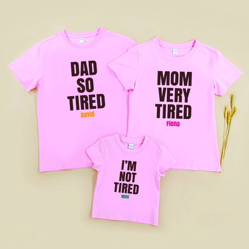 我好累了！ -家庭親子T-Shirt/嬰兒連身衣