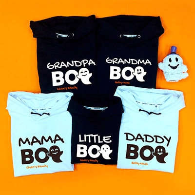 Bespoke Boo Family - Family /Kids Hooded Pullover Hoodies / Crew-neck Sweater / Bodysuits