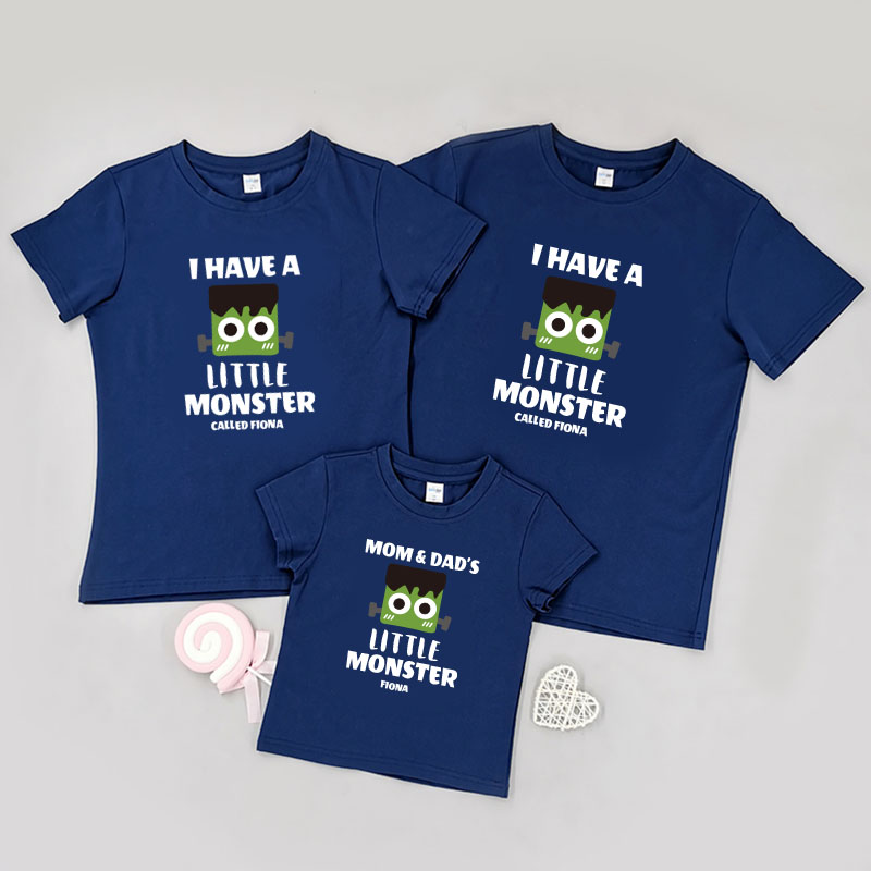 我的小怪獸 -家庭親子T-Shirt/嬰兒連身衣