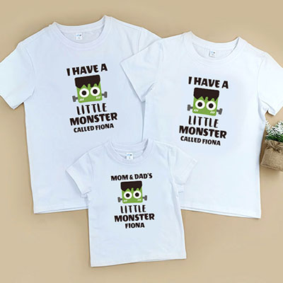 Bespoke My Little Monster - Family / Adults / Kids T-Shirts / Baby Bodysuits