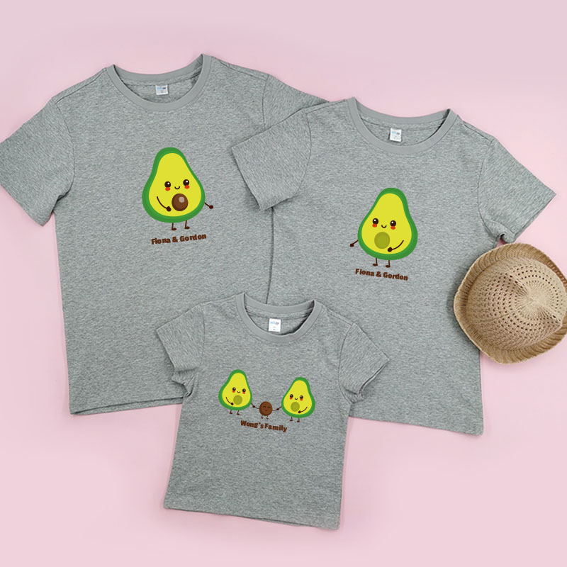 牛油果一家 -家庭親子T-Shirt/嬰兒連身衣