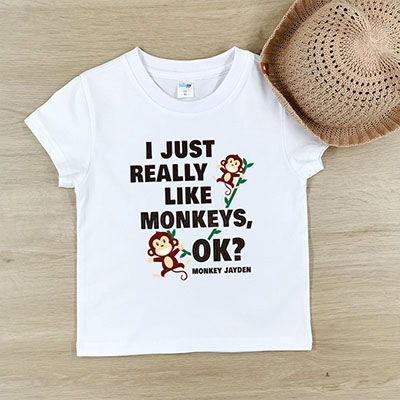Bespoke Really Like Monkeys 1 - Kids / Toddler T-Shirts