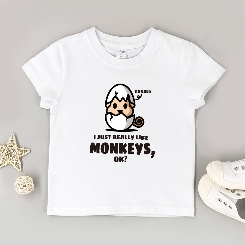 像隻猴子 2 - 自訂童裝/小童T-Shirt