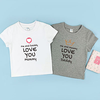 Bespoke Love You Mummy And Daddy - Kids / Toddler T-Shirts