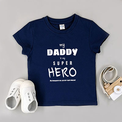 Bespoke My Daddy is My Hero - Kids / Toddler T-Shirts