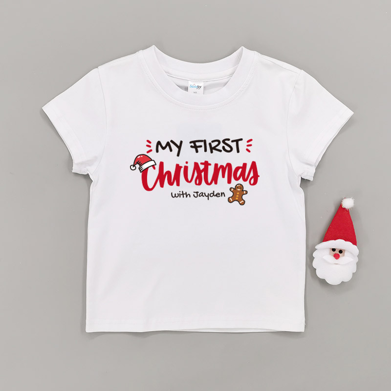 我的第一個聖誕節 - 自訂童裝/小童T-Shirt