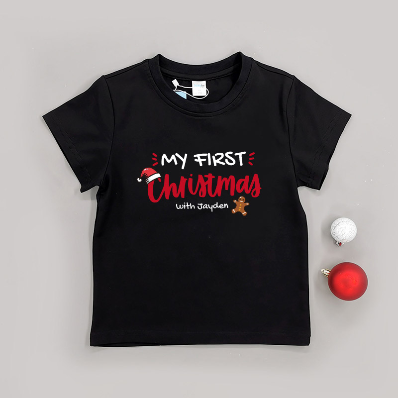 我的第一個聖誕節 - 自訂童裝/小童T-Shirt