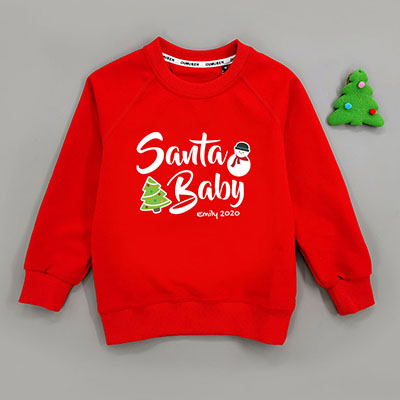 Bespoke Santa Baby 1 - Kids / Toddler - Hooded Pullover Hoodies / Crew-neck Sweater