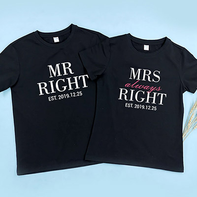 Bespoke Mr right - Couple / Men / Women T-Shirts