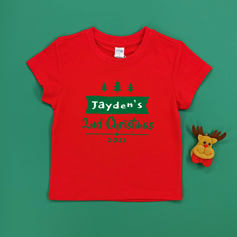 我的第一個聖誕節 - 自定童裝/小童T-Shirt
