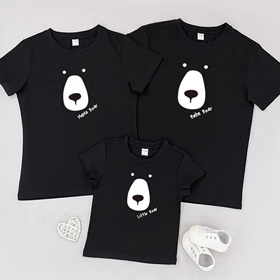 Bespoke Bear Family - Family / Adults / Kids T-Shirts / Baby Bodysuits