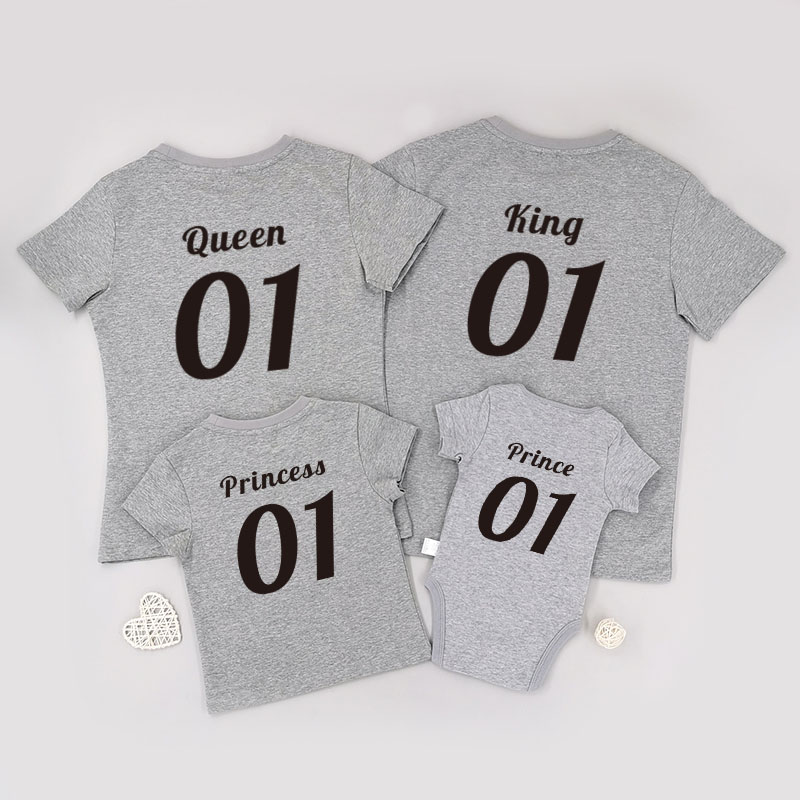 背面號碼 - 自定家庭親子T-Shirt/嬰兒連身衣