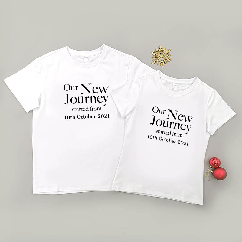 Our New Journey - 情侶/男裝/女裝圓領T-Shirt
