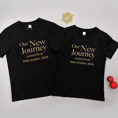 Bespoke Our New Journey - Couple / Men / Women T-Shirts